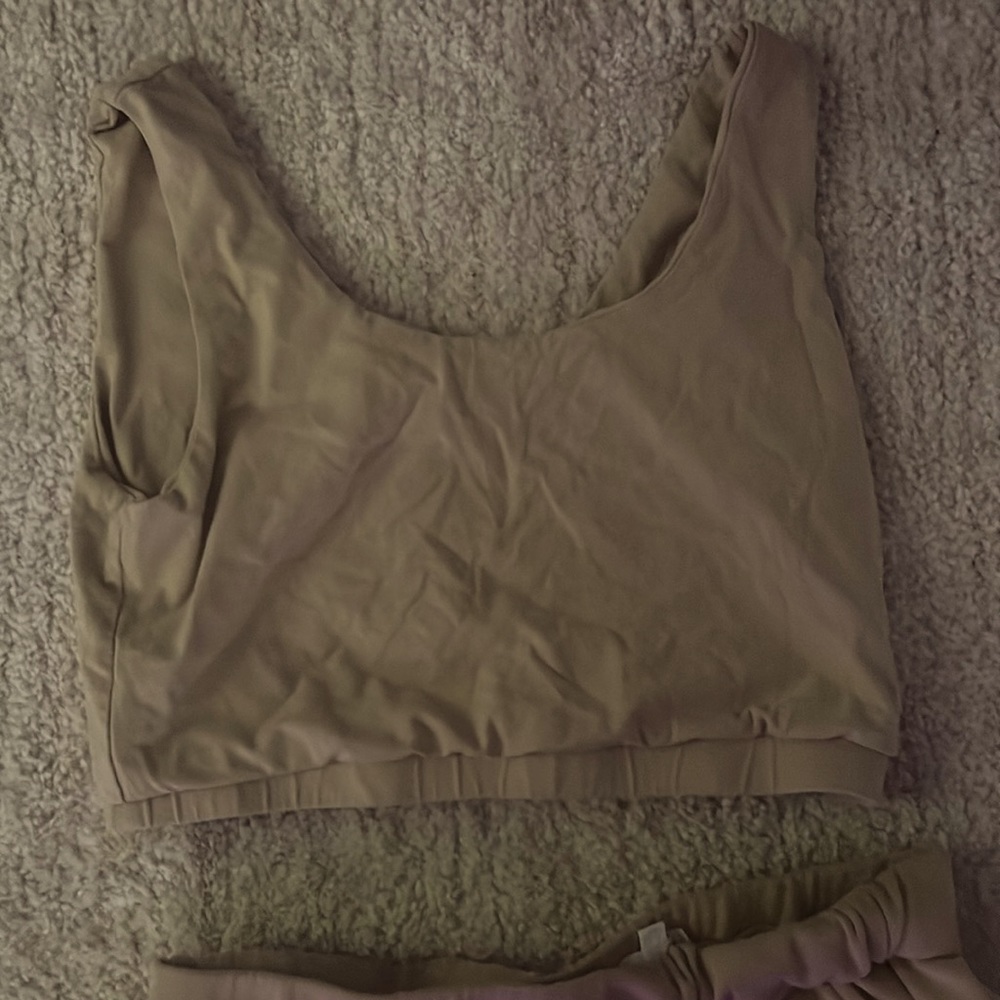 Tan matching set